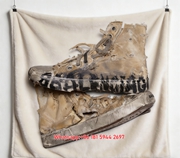 Balenciaga Sneaker Print Flannel Throw Blanket BA251